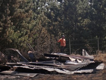 Escuela rural de la comuna de Los Ángeles resultó destruida por un incendio