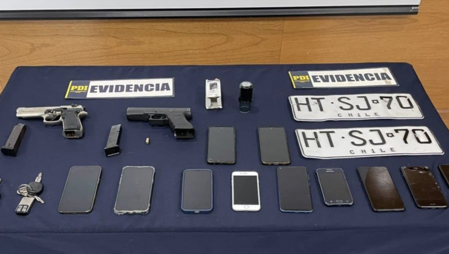 Desarticulan banda criminal dedicada al robo y la clonación de vehículos: operaban en Santiago y San Antonio