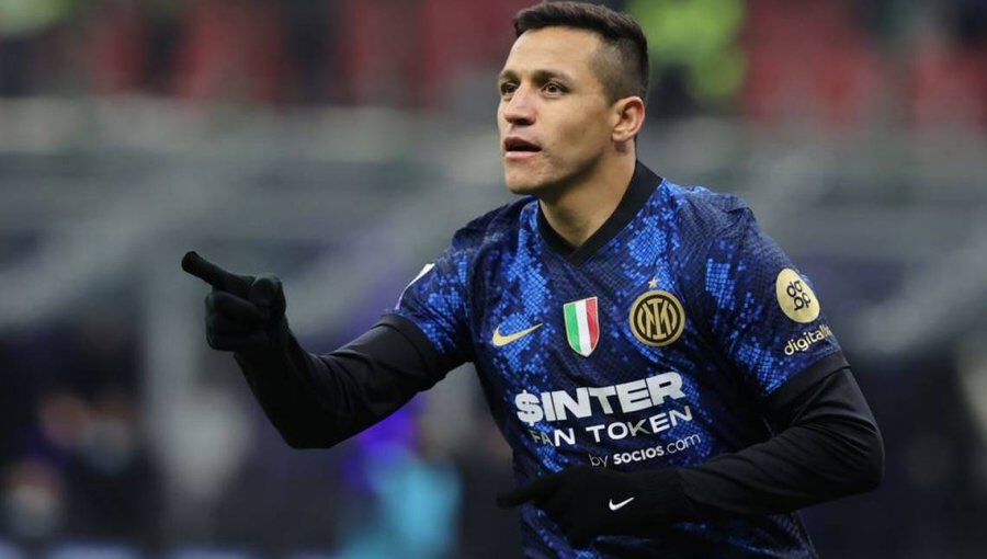 Alexis Sánchez fue titular y volvió a marcar en goleada del Inter por la Serie A
