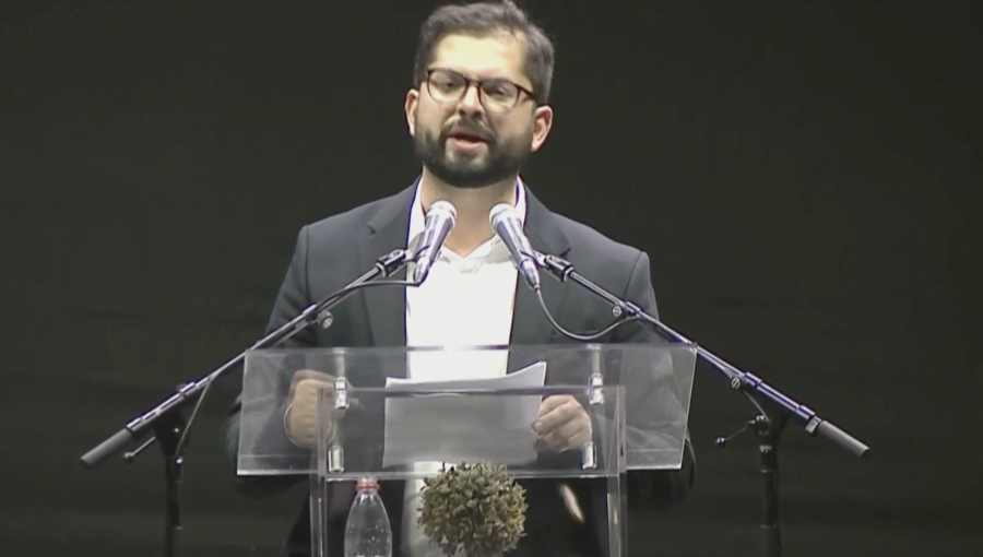 Gabriel Boric en su primer discurso como Presidente electo: promete unión, acuerdos y respetar la democracia "todos los días"