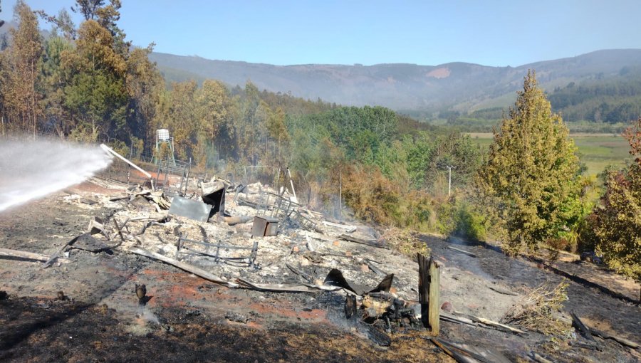 Coordinador de Macrozona Sur tras nuevo ataque incendiario en Lanalhue: "No nos inhibirán"