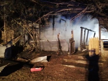 Incendio destruyó casa patronal en la comuna de Arauco: se investigan las causas