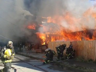 Puerto Natales: Al menos 9 casas quedan totalmente destruidas tras voraz incendio