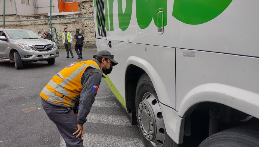 Intensifican controles a buses interurbanos y rurales en la antesala a fiestas de fin de año en la región de Valparaíso