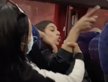 Joven se niega a usar mascarilla en bus hacia Los Andes y su violenta reacción se transforma en viral