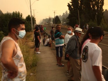 Comenzó a llegar la ayuda para los damnificados del incendio forestal en Quillón