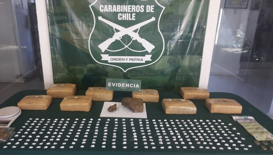 Incautan más de 25 mil dosis de drogas avaluadas en más de $35 millones en el Valle del Aconcagua