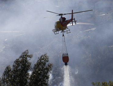 Equipos de emergencia logran contener incendio forestal y estructural en el cerro Jiménez de Valparaíso