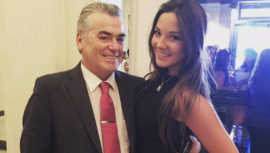 Raquel Calderón celebró el Año Nuevo junto a su padre en la clínica