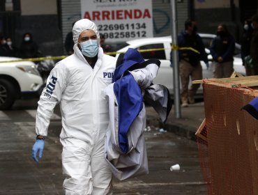 Hombre murió tras ser apuñalado en el tórax en la comuna de Santiago