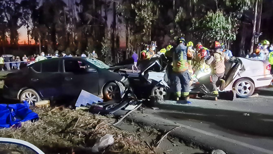 Confirman muerte de una cuarta víctima de violenta colisión frontal en ruta de Santo Domingo
