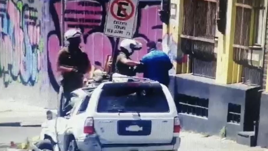 Rastros de sangre en su ropa delataron a sujeto que apuñaló a otro en el barrio Puerto de Valparaíso