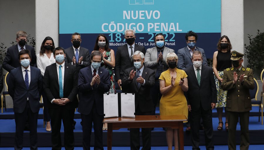 Presidente Piñera anuncia envío de proyecto de ley para la creación de un nuevo Código Penal