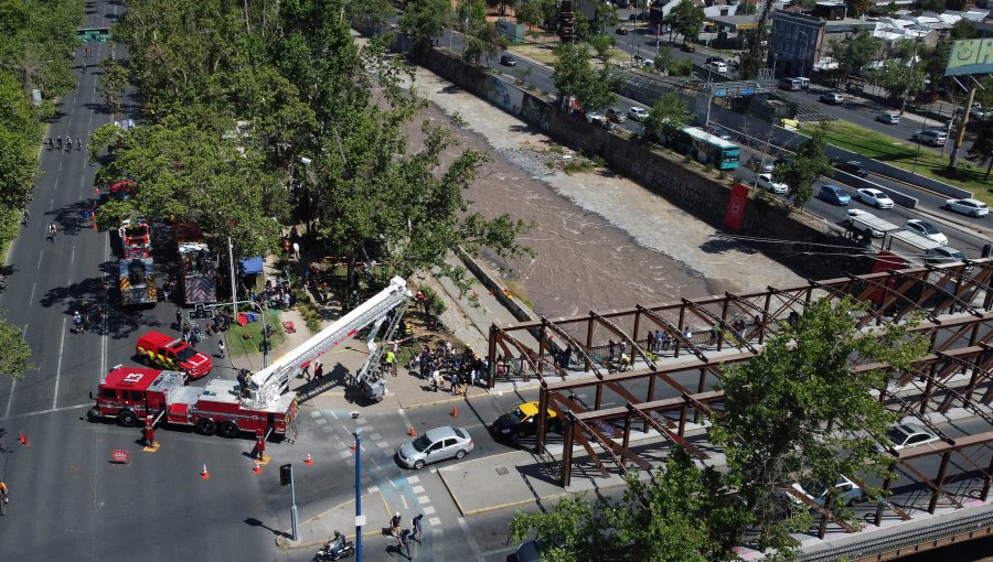 Hallaron un cadáver en el río Mapocho: existía denuncia por presunta desgracia