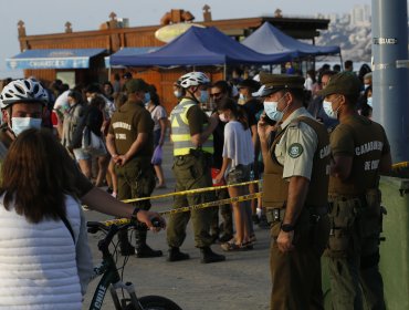 Inseguridad total en Viña del Mar: Brutal balacera termina con comerciante ambulante muerto en plena Avenida San Martín