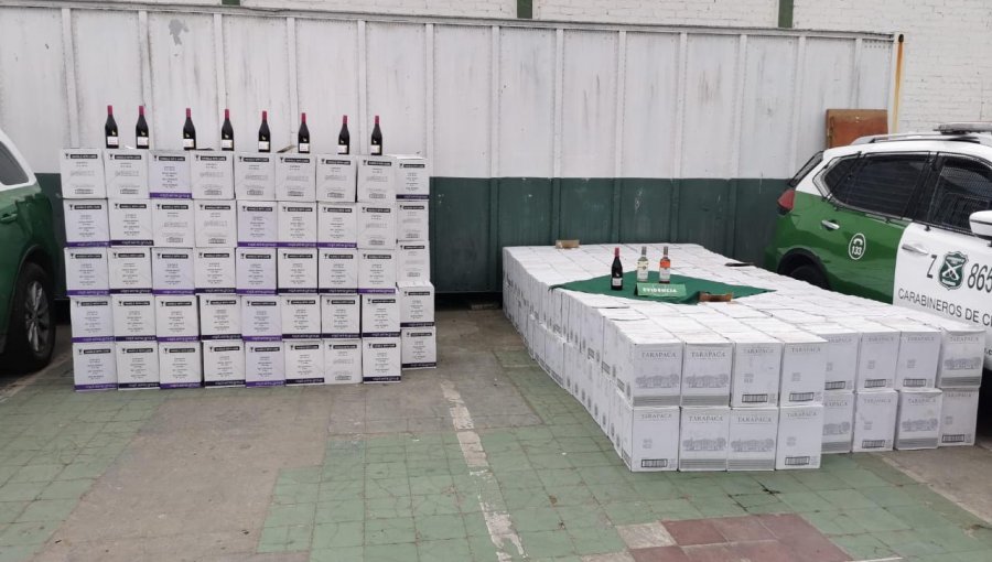 Más de 5 mil botellas de vino fueron encontradas por Carabineros en domicilio de San Antonio