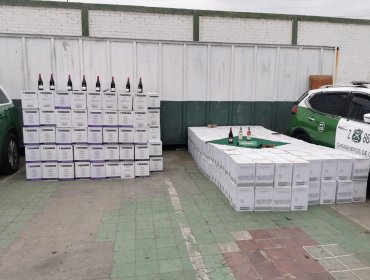 Más de 5 mil botellas de vino fueron encontradas por Carabineros en domicilio de San Antonio