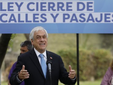 Presidente Piñera promulgó la nueva Ley de Cierre de Calles y Pasajes para aumentar seguridad en barrios y comunas