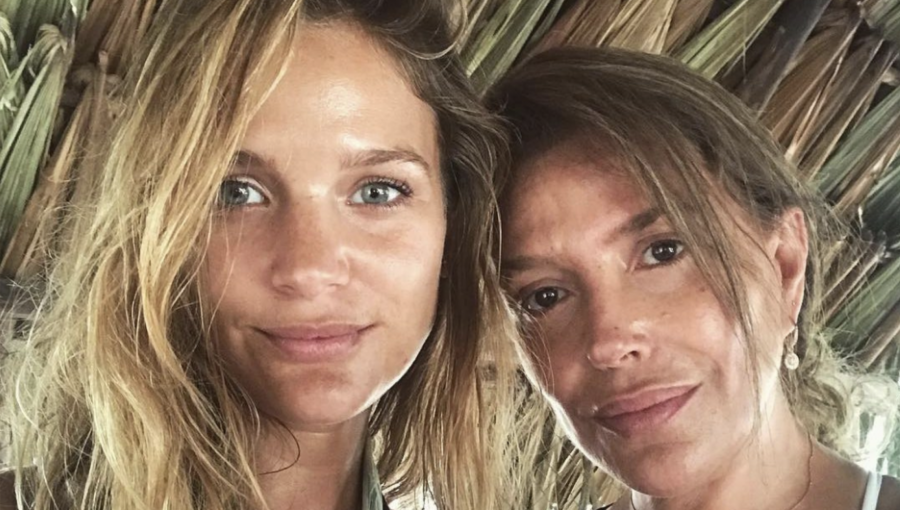 Mayte Rodríguez compartió tiernas fotografías de Carolina Arregui con su nieto: “Amor a primera vista”