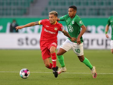 Charles Aránguiz jugó 20 minutos en goleada del Bayer Leverkusen