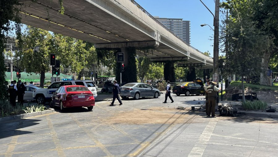 Persecución termina en accidente en Maipú: dos heridos de gravedad y tres detenidos