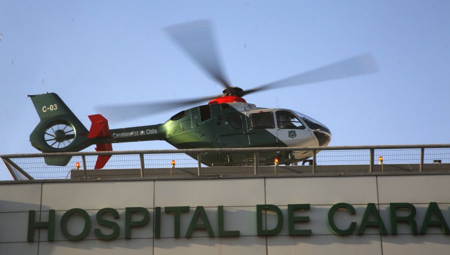 Carabinero agredido con manopla en Iquique llega al hospital institucional