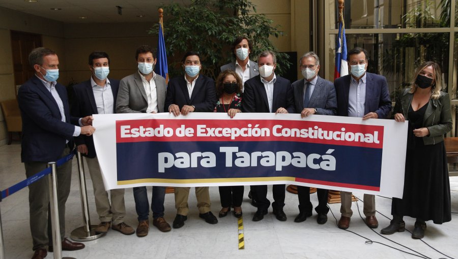 Bancada UDI pide al Gobierno decretar Estado de Excepción en la región de Tarapacá tras agresión a Carabineros