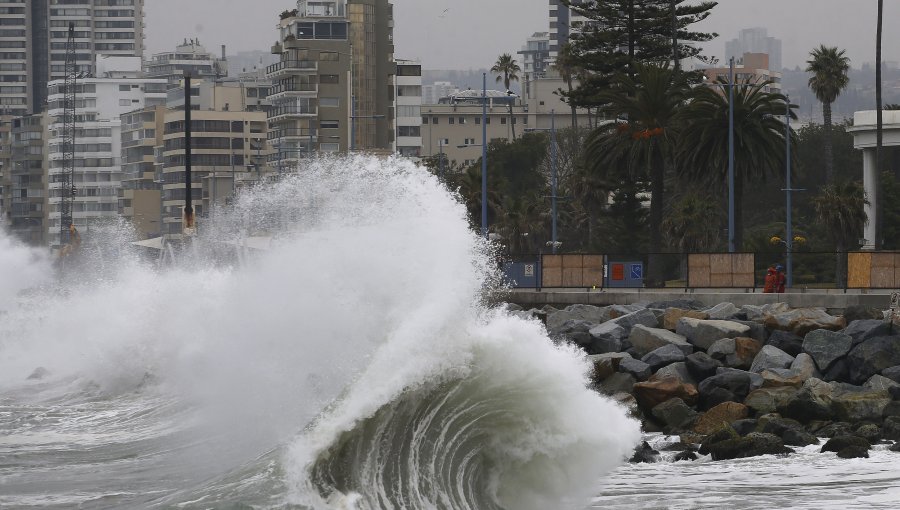 Anuncian nuevo evento de marejadas entre las regiones de Arica y de Coquimbo