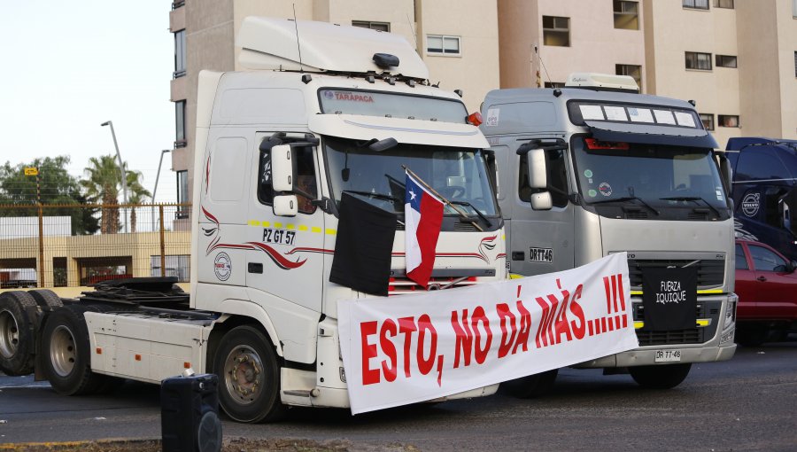 Revisa las fotografías que deja el paro general y el bloqueo de rutas en Iquique