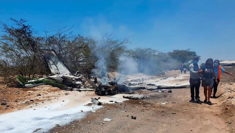 Cancillería recibió los datos de chilenos muertos en caída de avioneta en Perú