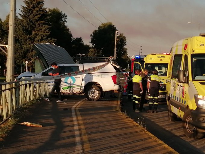 Temuco: Madre e hija mueren atropellada en un paradero por camioneta de una sanitaria