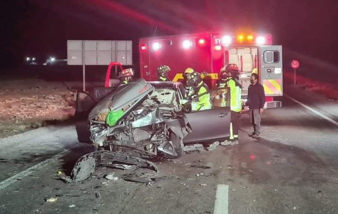 Dramático accidente familiar: Muere matrimonio y sus hijas salvan ilesas