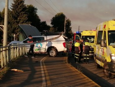 Temuco: Madre e hija mueren atropellada en un paradero por camioneta de una sanitaria