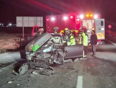 Dramático accidente familiar: Muere matrimonio y sus hijas salvan ilesas