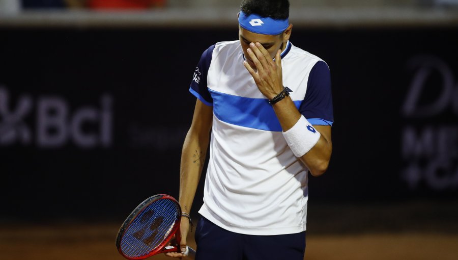 Alejandro Tabilo sintió del desgaste y tuvo debut y despedida en el ATP de Buenos Aires