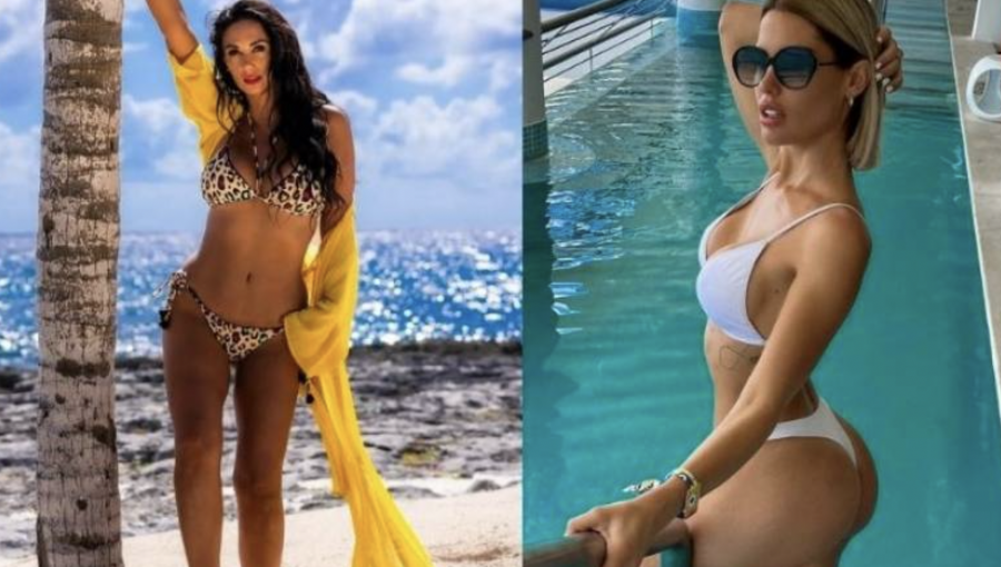 Pamela Díaz y Gala Caldirola se encontraron en divertida fiesta en Cancún