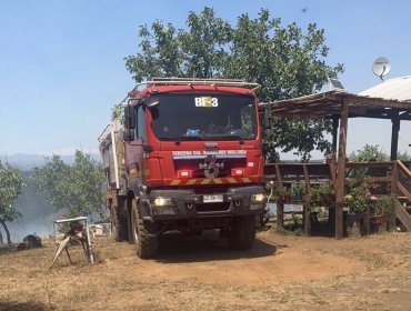 Hombre ataca con perdigones a bomberos que combatían incendio forestal en Mulchén