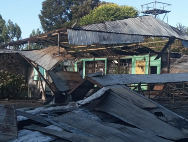 Por segunda vez incendian escuela rural de Pailahueque