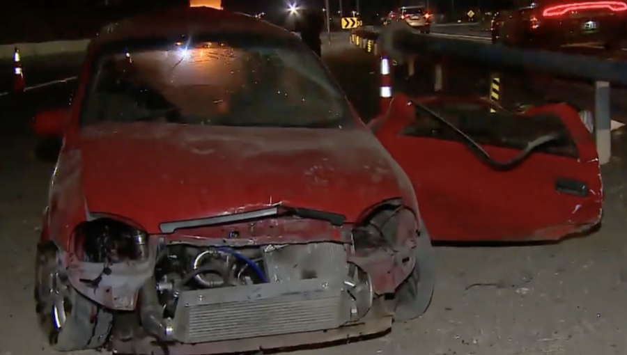 Violento accidente durante carrera clandestina termina con mujer muerta en Puente Alto