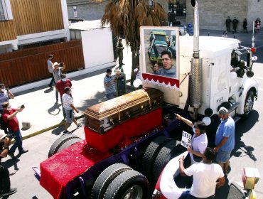 Funeral de camionero asesinado Byron Castillo se realizará este lunes