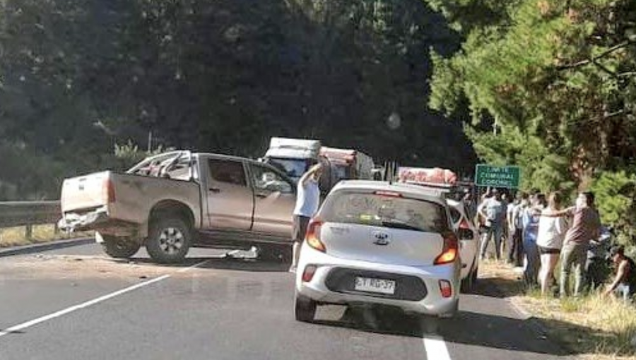 A cuatro aumenta el número de víctimas fatales tras accidente en ruta Coronel - Santa Juana