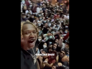 Improvisado show del artista urbano Polimá WestCoast colapsó Reñaca y encendió las alarmas por alta aglomeración de fans