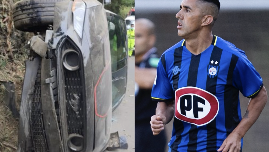 Osvaldo «Rocky» González sufre impactante accidente automovilístico en ruta Concepción - Tomé