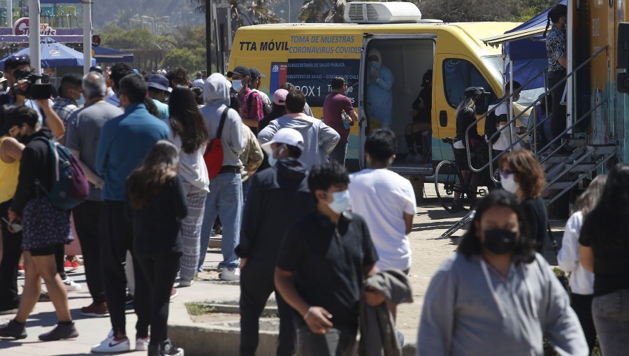 Aumento de testeo arroja nueva alza de casos en la región de Valparaíso: 3.074 personas contagiadas el último día