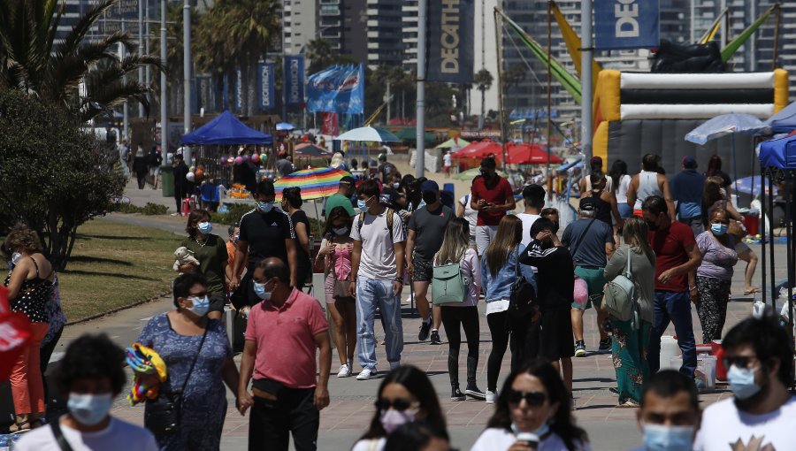 Viña del Mar lidera el ranking comunal de casos activos en regiones: 3.548 personas en etapa contagiante del Covid-19