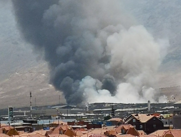 Incendio en ex vertedero de Antofagasta genera preocupante emergencia sanitaria