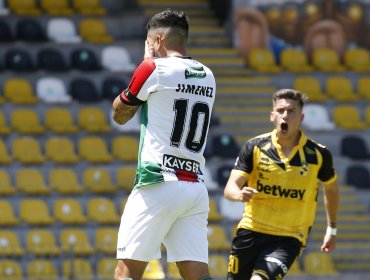 Coquimbo Unido y Palestino empataron 2-2 en duelo donde el "Mago" Jiménez falló penal clave