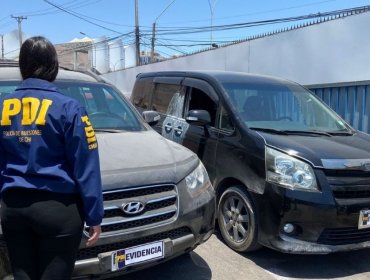 PDI detiene a dos adolescentes por receptación de vehículos robados en Alto Hospicio