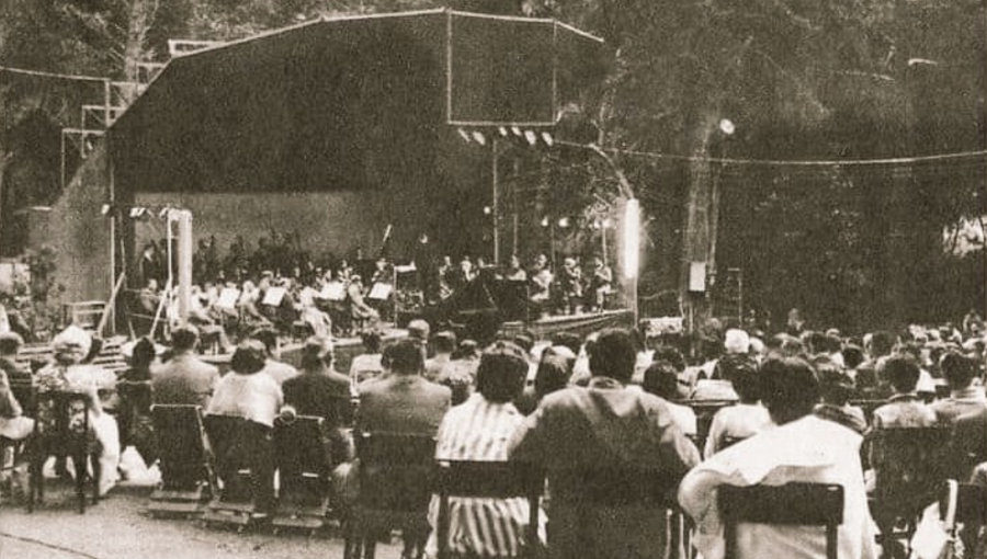 Escenario de cholguán, artistas del Casino Municipal y sólo tres carabineros: Así fue hace 62 años el primer Festival de Viña del Mar