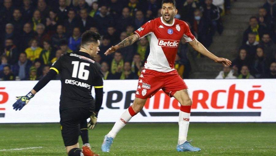 Guillermo Maripán volvió al gol en eliminación del Mónaco en la Copa de Francia